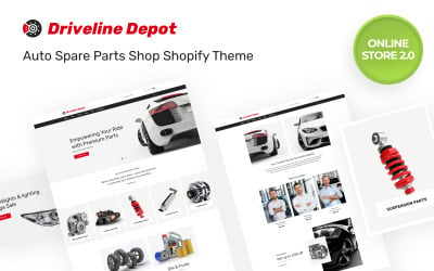 Driveline Depot - Thème Shopify pour boutique en ligne 2.0 adapté aux pièces de rechange automobiles