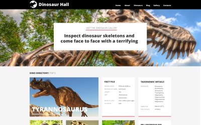 Tema WordPress Flexível para Sites de Museu №47710