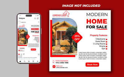 Real Estate Business Social Media Template PSD – Editable Design for Agencies and Realtors