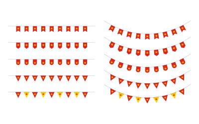 Vietnams politiska självständighetsdag ikonillustration design v.4