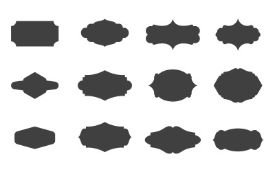 Vintage frame and border Decorative ornament vector illustration design template v.9