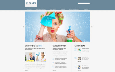 Cleaning Responsive Joomla Template