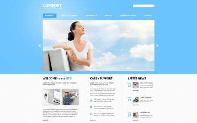 空调响应式Joomla模板