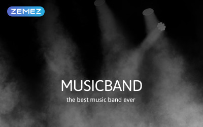 "Musicband - Music Band Stylish" thème Joomla adaptatif #47851