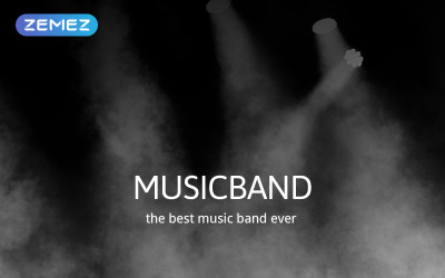 Musicband - Stylová šablona Joomla hudební skupiny