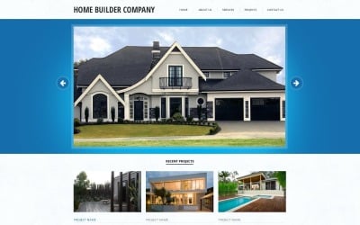 Responsive Construction Company Website Template