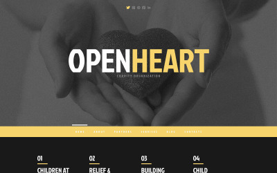 Thème WordPress Responsive Charity