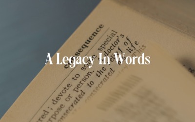 L&amp;#39;héritage reste dans les histoires / Un héritage en mots