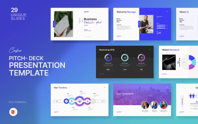 Business Pitch Deck-presentatie
