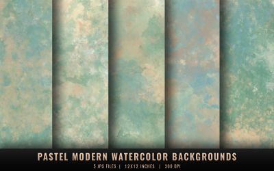 Pastel Modern Watercolor Backgrounds