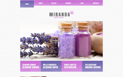 Адаптивная тема WordPress для салона красоты