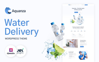 Aquanza - WordPress тема для доставки води