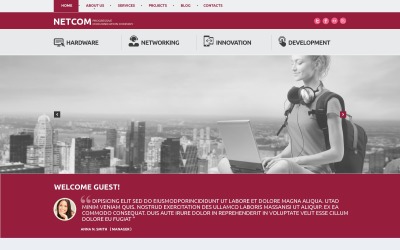 Communicatiebedrijf WordPress-thema