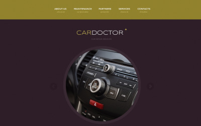 Modèle Web adaptatif pour site de réparation de voitures #47923