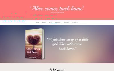 Modelo de site responsivo de resenhas de livros