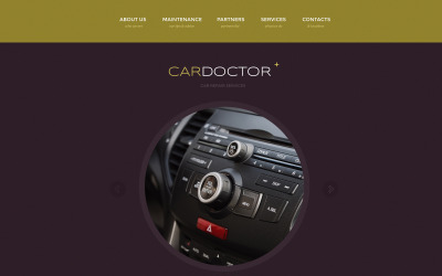 Plantilla de sitio web adaptable para reparación de automóviles