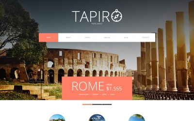Plantilla Joomla "Travel Website" #47949