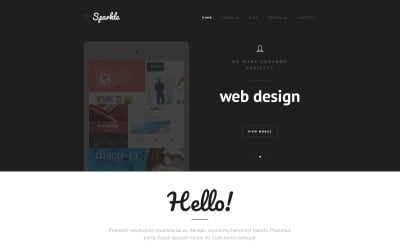 Шаблон Joomla для офиса веб-дизайна