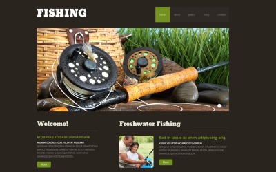Tema WordPress reattivo per la pesca