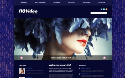 Thème Joomla adaptatif pour site de laboratoire vidéo #47953