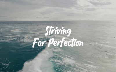 La búsqueda de la perfección exige / Luchar por la perfección