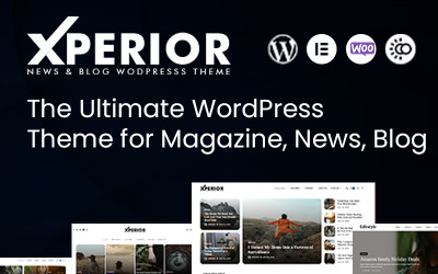 Xperior - 杂志、新闻和博客网站的终极 WordPress 主题