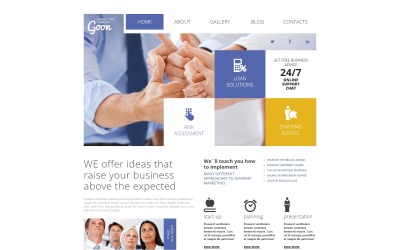 Modèle d'agence de conseil Joomla