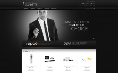 Tabak-responsives Magento-Thema