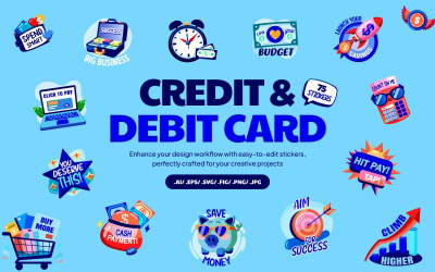Adesivi per carte di credito e di debito
