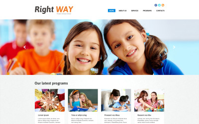 Christelijke responsieve websitesjabloon