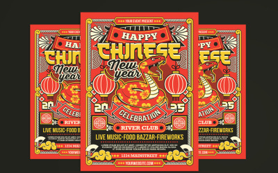 Flyer zum chinesischen Neujahr