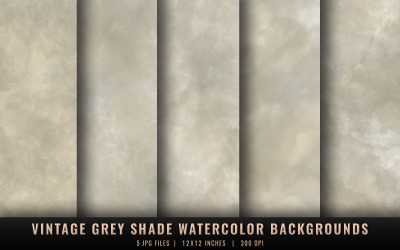 Vintage Grey Shade Watercolor Backgrounds