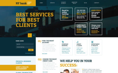 Bank WordPress-tema