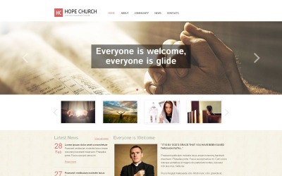 Christian Moto CMS HTML Template
