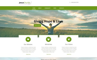 Christian Moto CMS HTML Template