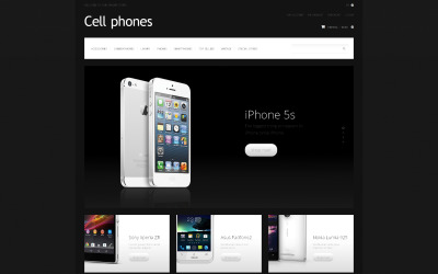 Tema Magento "Cell Phones" #48336