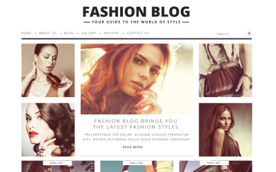 Тема WordPress для модного блога