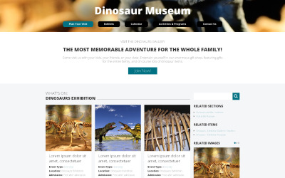 Thème Drupal pour site de musée #48316