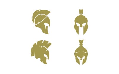 Spartan Helmet Logo design vector. Spartan Logo 17