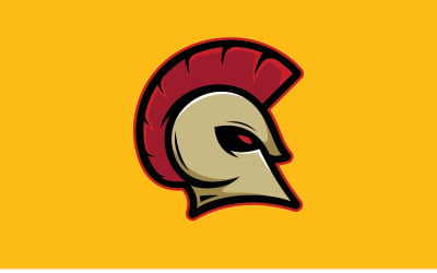 Spartan Helmet Logo design vector. Spartan Logo 2