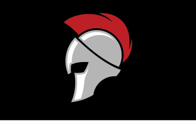 Spartan Helmet Logo design vector. Spartan Logo 7