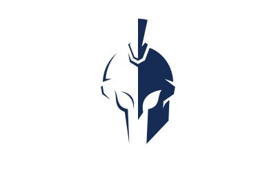 Spartan Helmet Logo design wektor. Spartan Logo 3