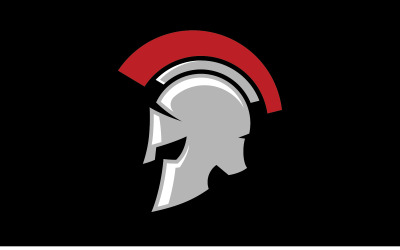 Spartan Kask Logosu tasarım vektörü. Spartan Logosu 6