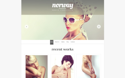 Motyw WordPress #48425 na temat: portfolio fotograficzne