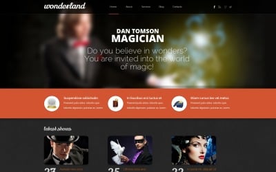 Personal Page Drupal Template