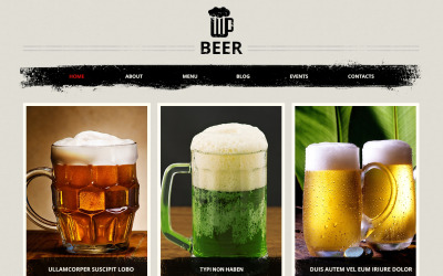 Plantilla Joomla "Magnificent Beer Pub" #48437