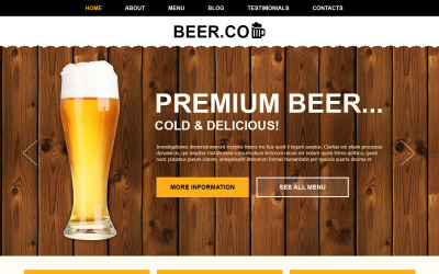 Plantilla Joomla Responsive para Sitio de Bodegas #48497