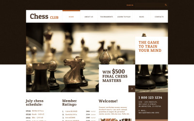 Satranç Kulübü WordPress Teması
