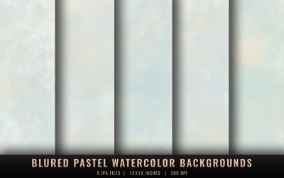 Verschwommene Pastell-Aquarell-Hintergründe
