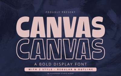 Canvas - Bold Display Font